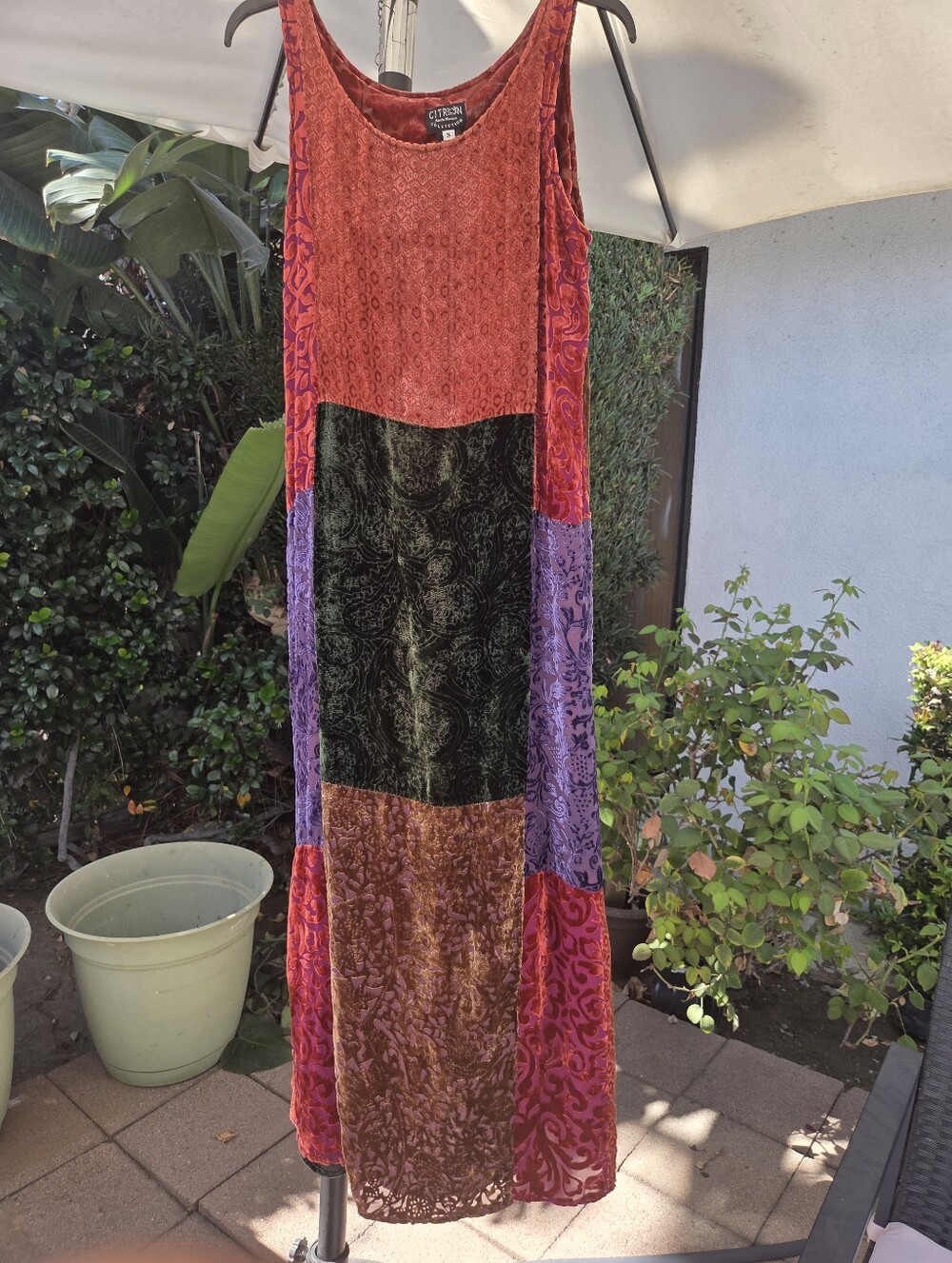 Citron Santa Monica Collection Muti-Color Dress Maxi S.